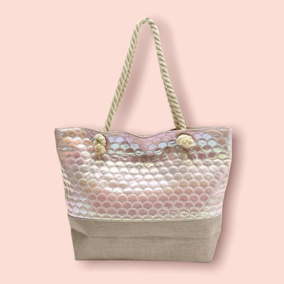 The Modern Anchor Bags New Metallic Mermaid Scales Oversized